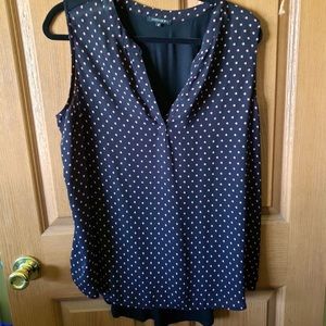 PaperMoon Fayetteville Mixed Material Blouse